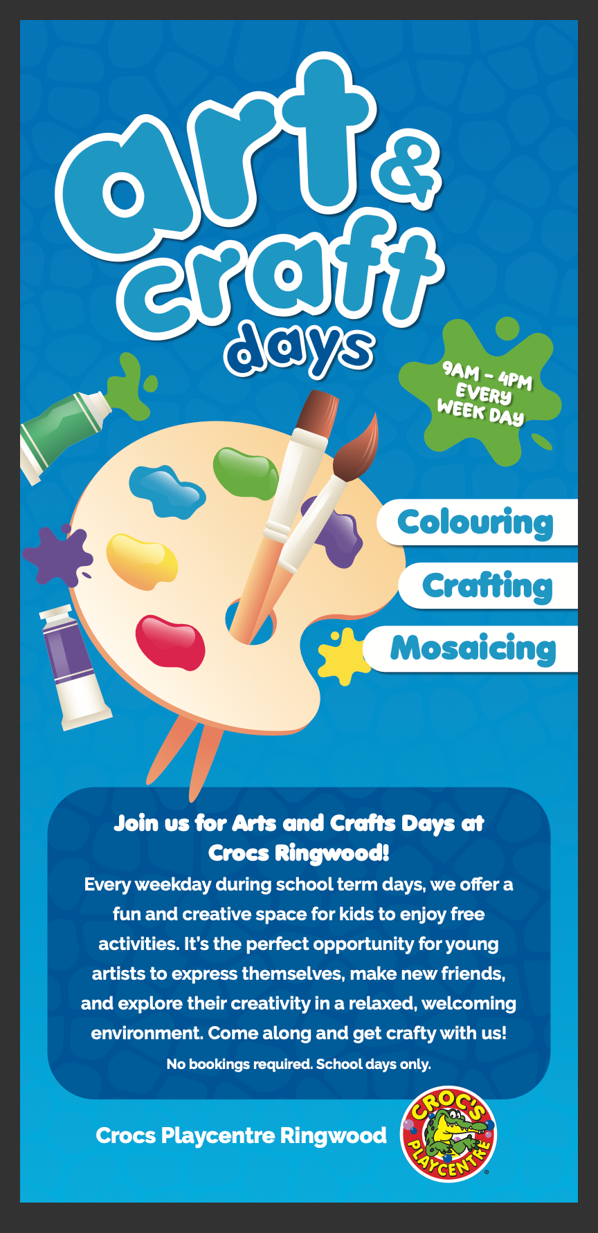 Art & Craft Days flyer