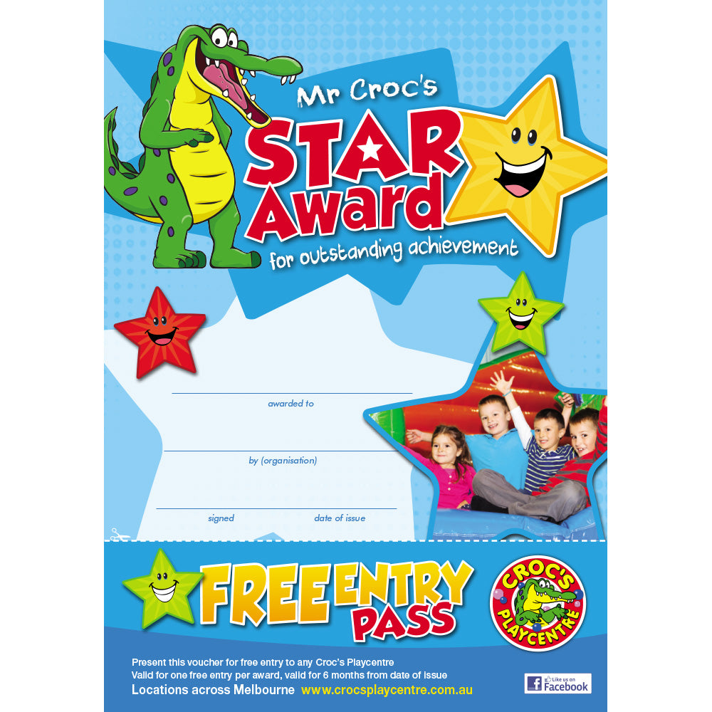 Mr Croc’s Star Awards