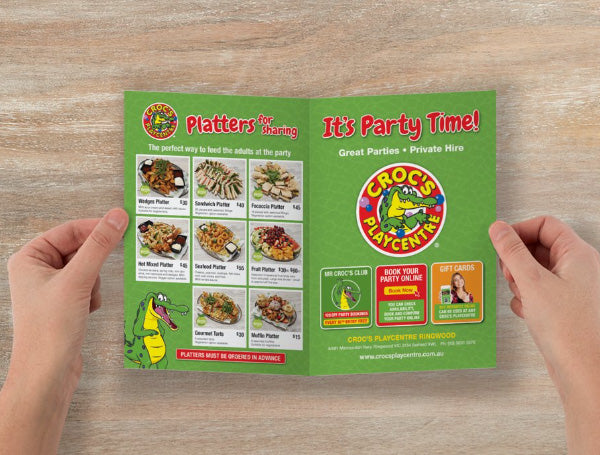 A5 Party Brochures - store specific